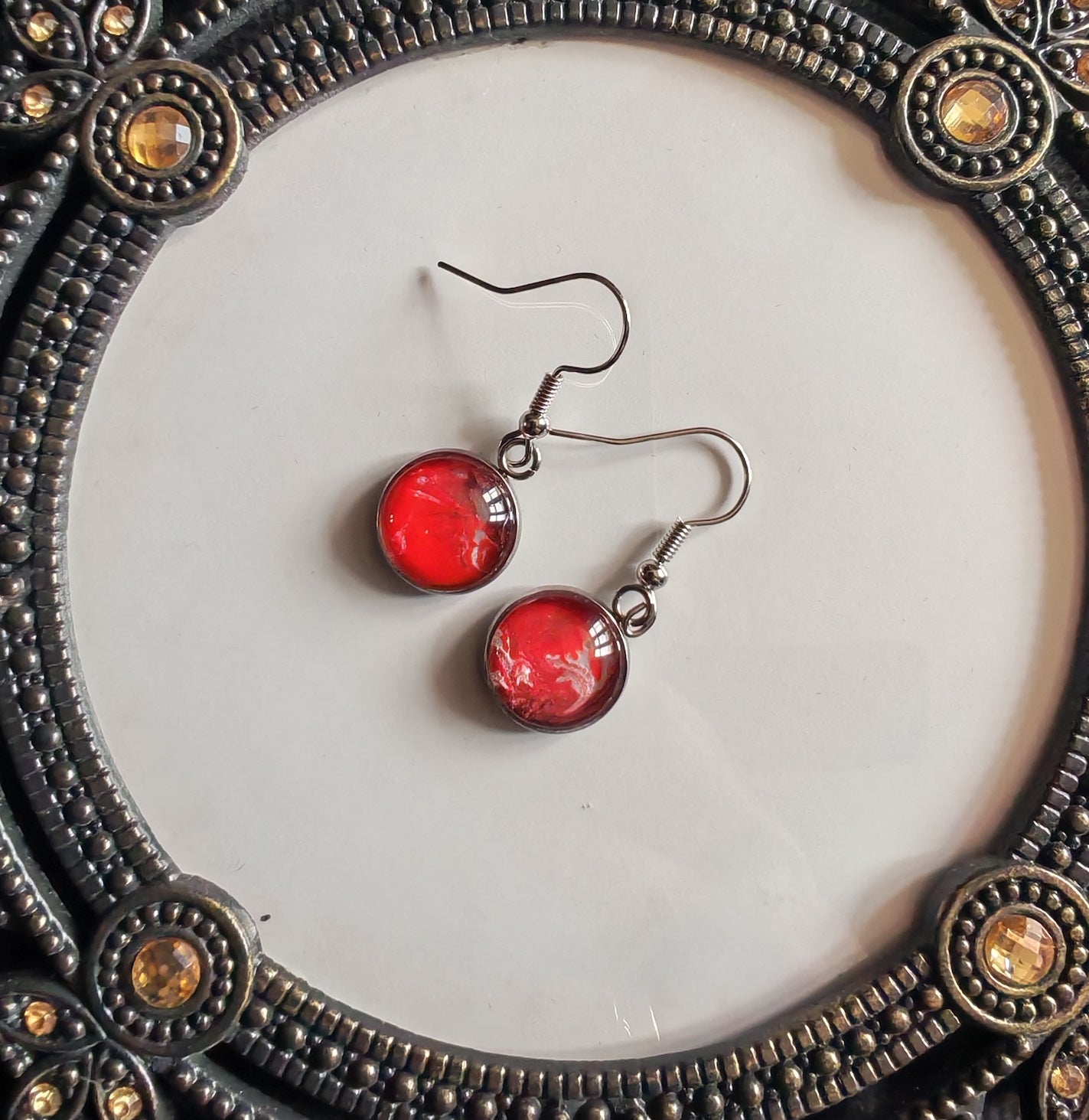 Acrylic Art Earrings