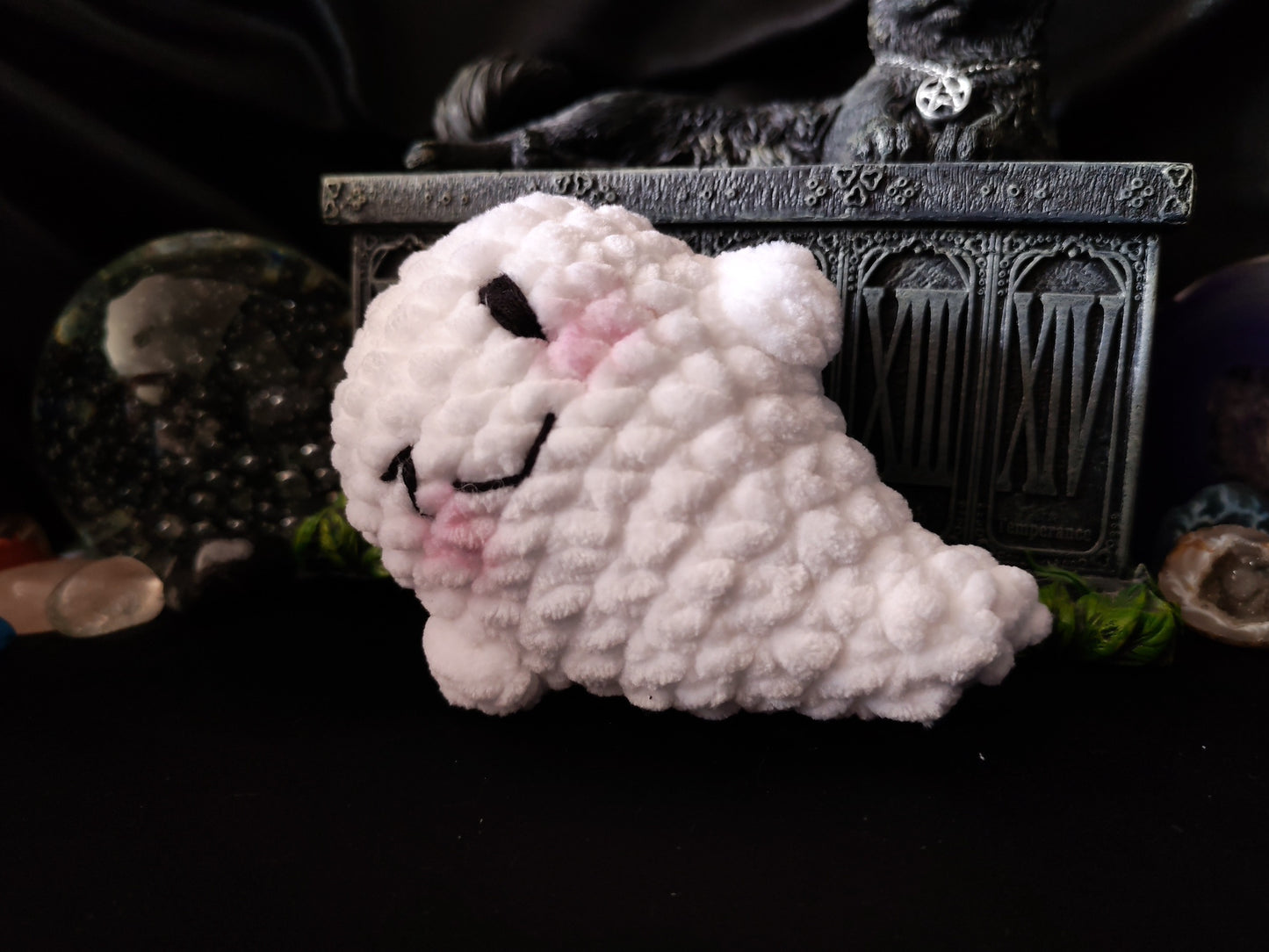 Crochet Ghost Buddy - Snuzz