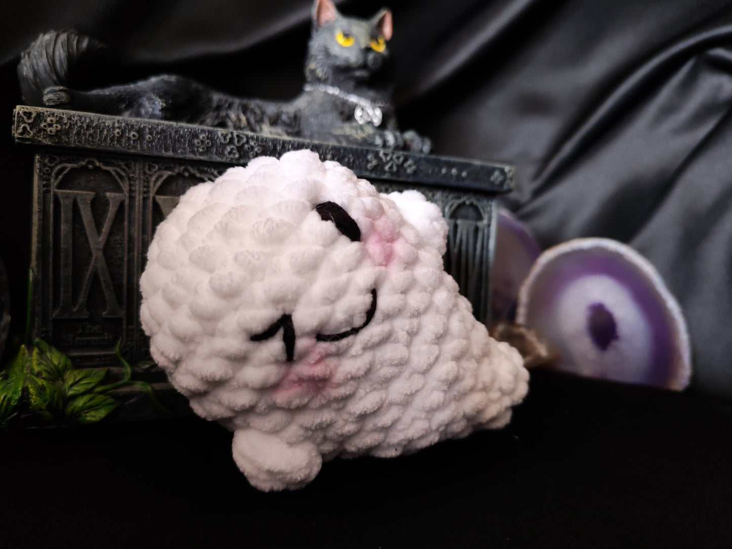 Crochet Ghost Buddy - Snuzz