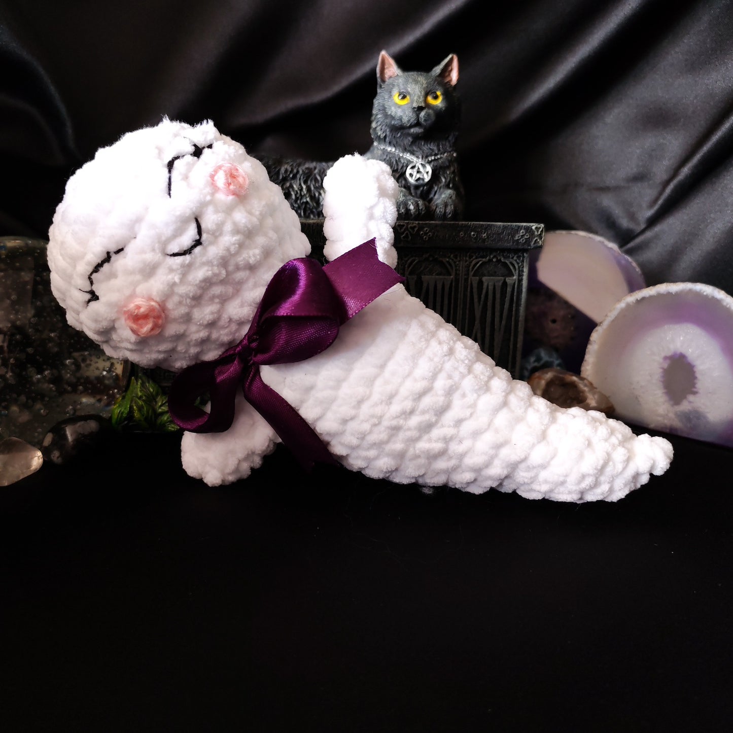 Crochet Ghost Buddy - Florrie