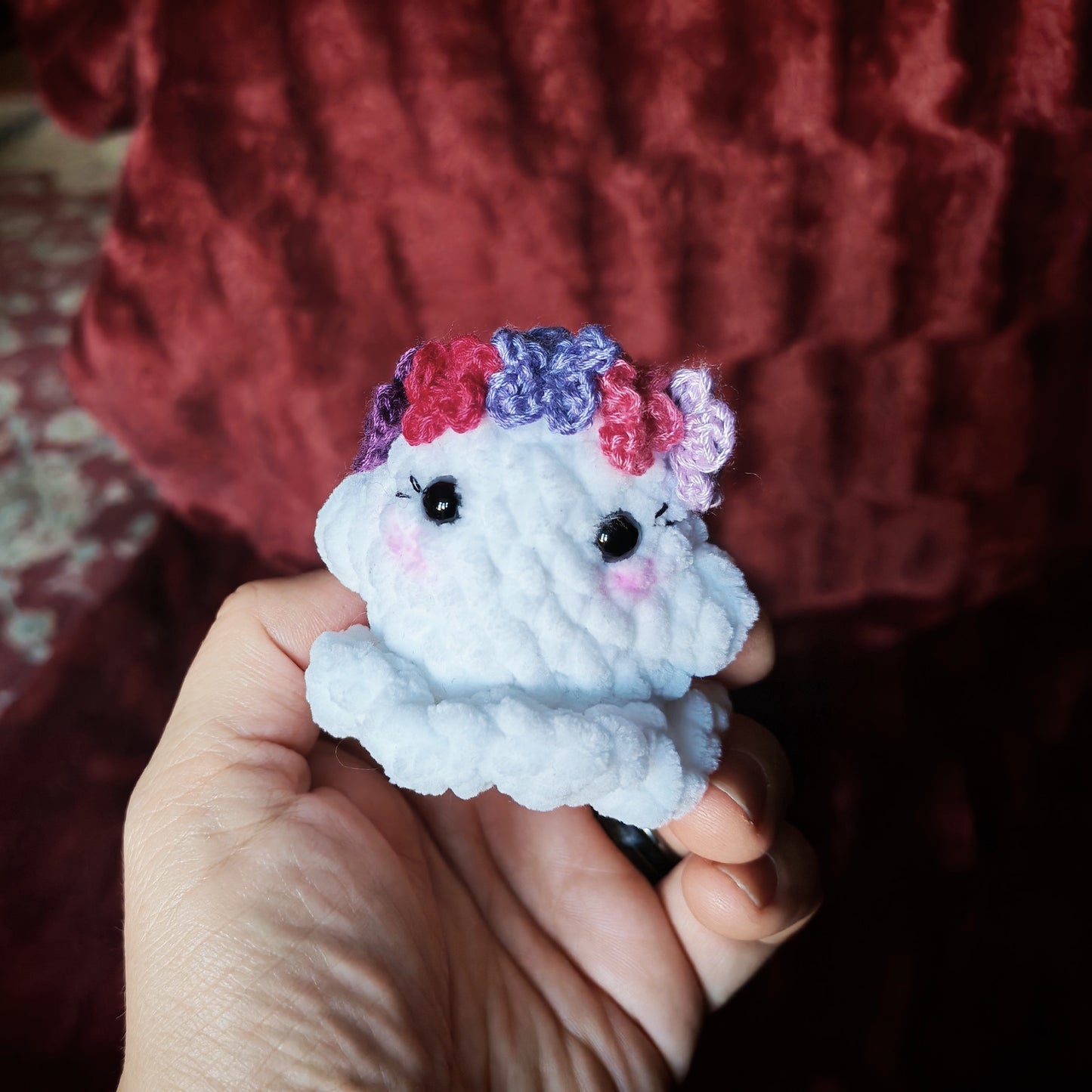 Crochet Ghost Buddy - Blossom